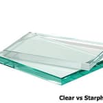 Starphire vs Clear Glass.