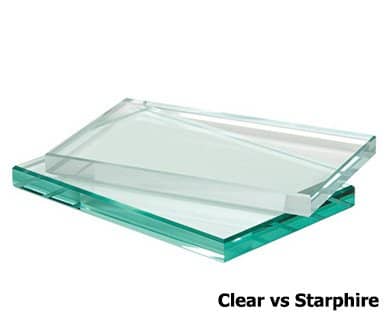 Starphire Glass Shower Doors vs Clear Glass